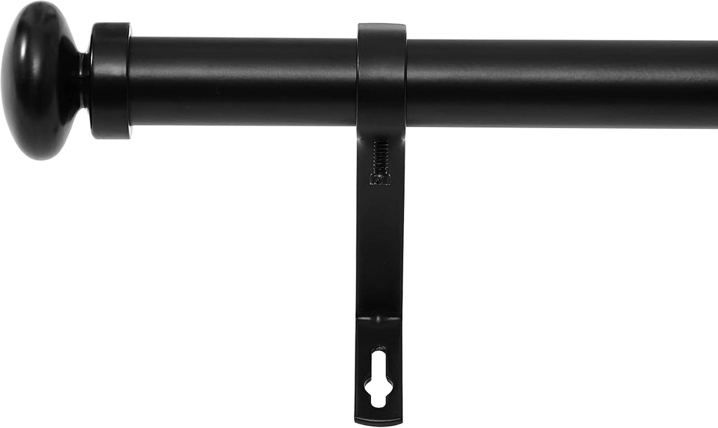 Outdoor Curtain Rod Waterproof Rustproof 1 Inch Heavy Duty | 72-144 inch extra long rod, rust resistant coating