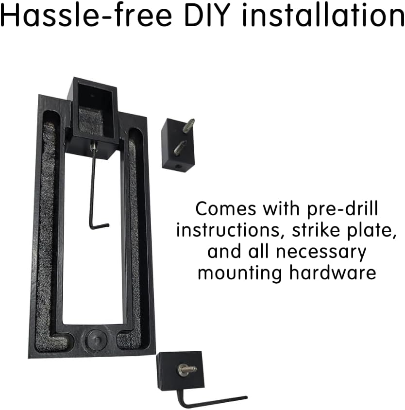 Taymor Modern Door Knocker (Matte Black)