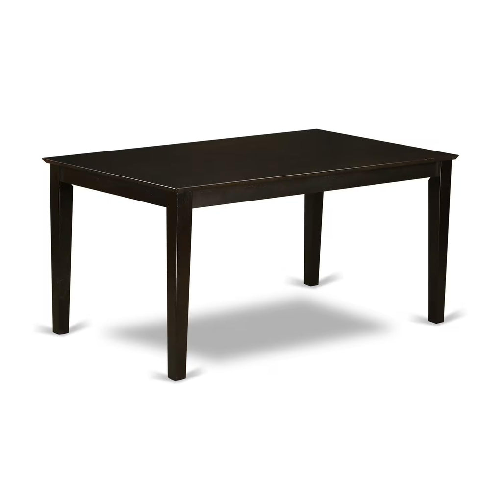 West Furniture 6 Piece Kitchen Table Set Contains a Rectangle Dining Table and 4 Dining Chairs with a