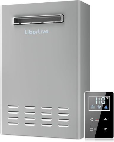 Natural Gas Tankless Water Heater, Outdoor Installation