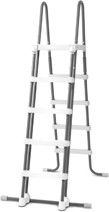 28077E Heavy Duty Deluxe Pool Ladder with Removable Steps for 52 Inch Depth Above Ground Pools