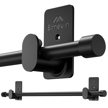 Curtain Rods No Drilling for Windows 30 to 60 Inches, 5/8 Inch Diameter No Drill Small Curtain Rod Set with 3M