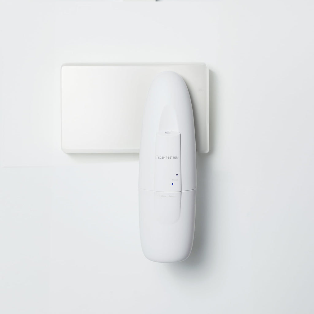 Plug in Essential Oil Waterless Diffuser, Spa, Office with 500 sq ft Coverage - Includes Free Linen Breeze (White)