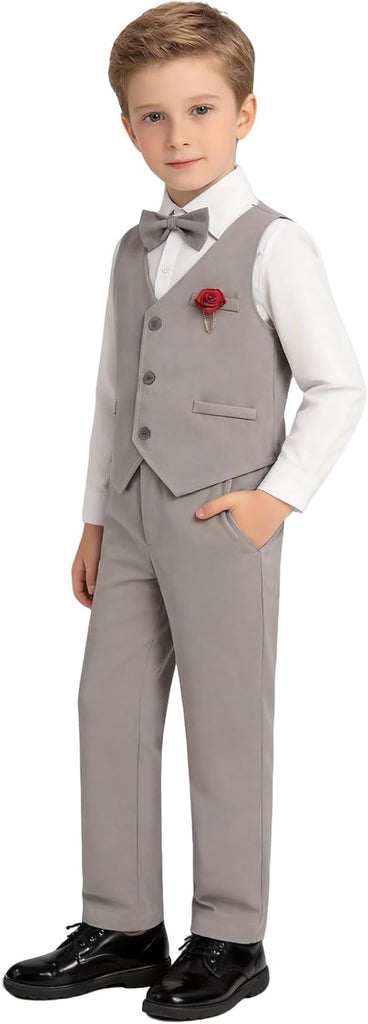 Boys Piece Formal Suit Set, Boys Wedding Outfit