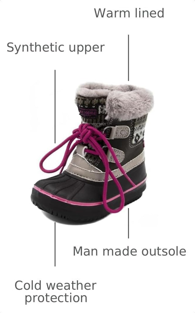 Girls Toddler Tottenham Cold Weather Snow Boot