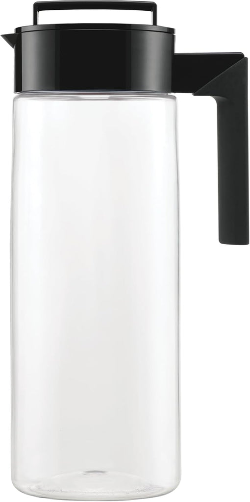 Airtight Pitcher - Durable BPA-Free Eastman Tritan Odor/Stain-Resistant Leakproof Lid for Iced Tea/Water Easy-Grip