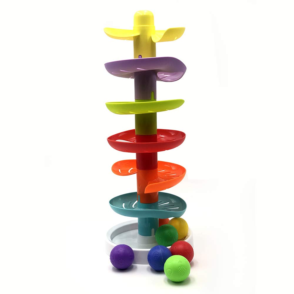 Coloured Ball Slide 6 Heights, Multicolour