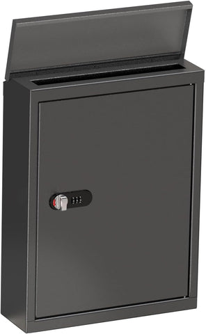 Wall Mount Mailbox Combination Lock, Security Mail Box Box School