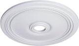 Diane Ceiling Medallion, 24"OD x 3 5/8"ID x 1 1/4"P (Fits Canopies up to 6 1/4"), Factory Primed