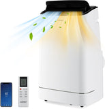 15000 BTU Portable Air Conditioner, with Heat, Auto Swing 4-in-1 AC Unit for Rooms up to 800 Sq.Ft, with Built