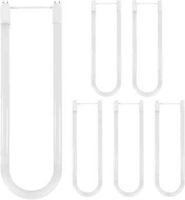 U-Bend LED Tube Light T8 Fluorescent Replacement Hybrid Ballast Bypass or Ballast Compatible Double End Power 3CCT