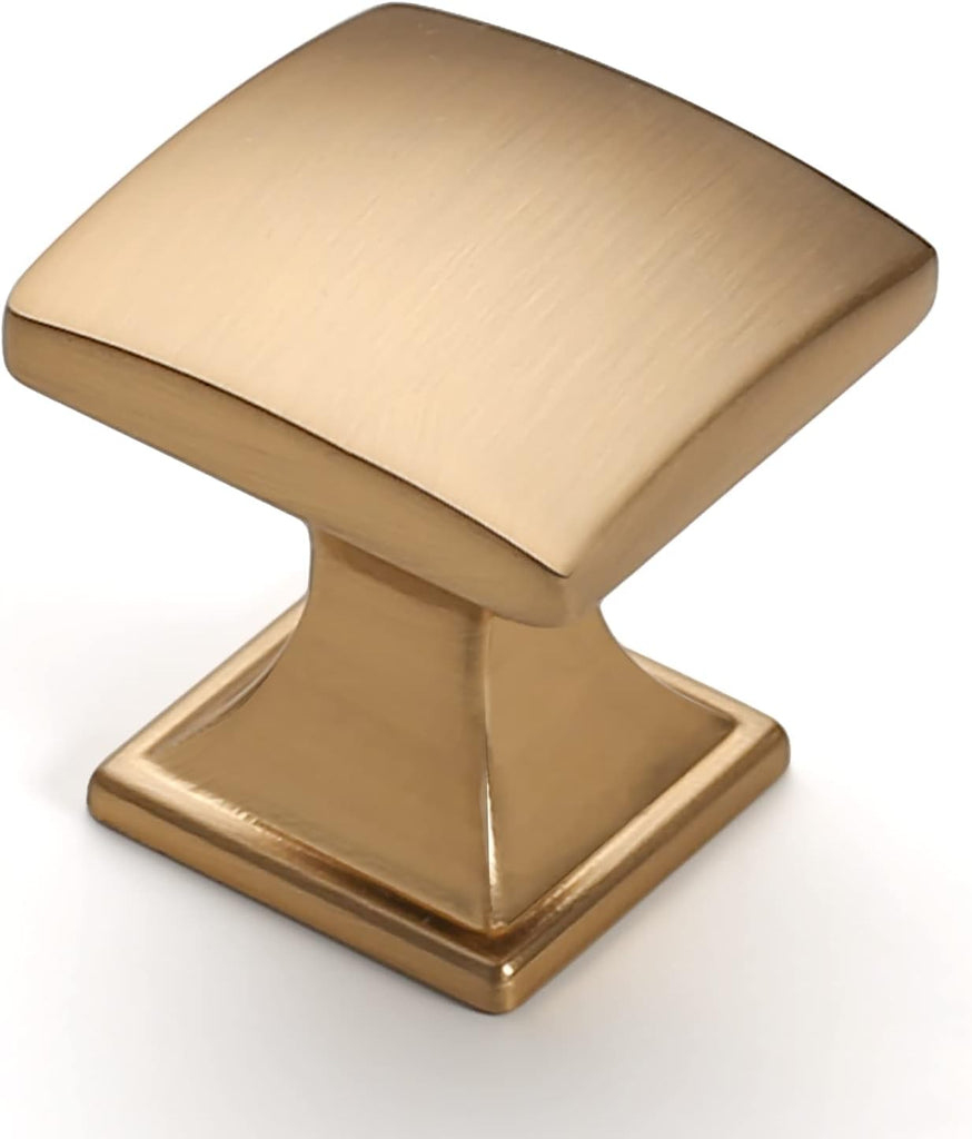 10 Pack 1 Inch Champagne Bronze Cabinet Knobs Gold Cabinet Knobs Dresser Knobs Round Drawer Knobs and Pulls Cabinets
