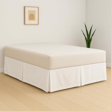 Split Corner Dorm Bed Skirt Twin Xl 42 Inch Drop 100 Microfiber Extra Kzbt