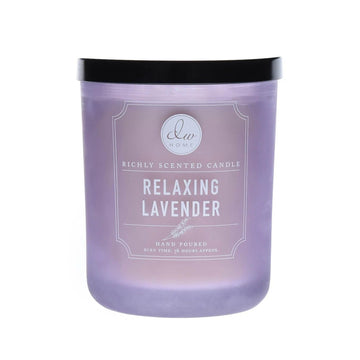 Relaxing Lavender Scented Candle, 15 oz, Large Double Wick Candle Jar, Up to 56H Burn Time, Luxury Scented Candle