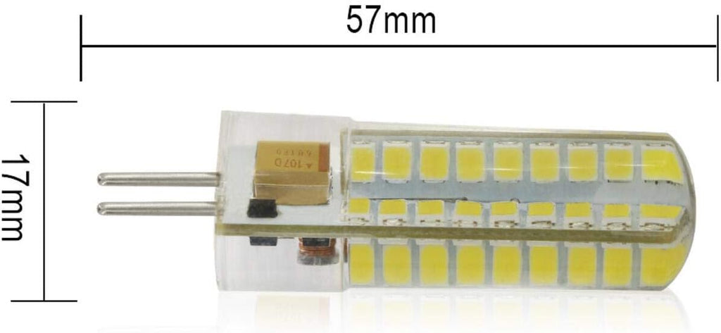 LED Light Bulbs 4W(Equivalent T4 JC Type 30W-35W Halogen Replacement) Cool White 6000K LED Corn Bulbs