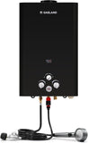 Outdoors 16L Propane Tankless Water Heater 4.22GPM, On Demand Propane Hot Water Heater for Off Grid