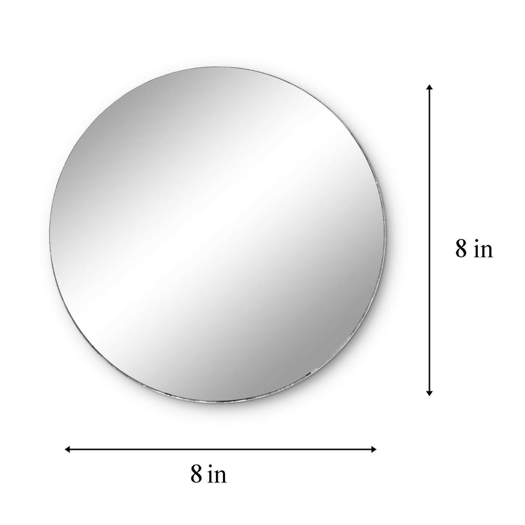 Round Mirror Wedding Table Centerpieces, 10 Pieces, 8" Inches