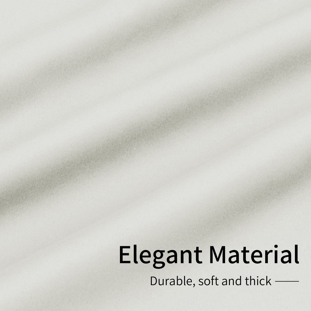 Thermal Grommet Curtains, 2 Panels 34x54 in, Ivory