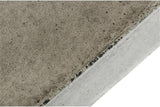 Square Modern Concrete Coffee Table, 43 x 43 x 12 in, Fiber Reinforced Stone, Dark Gray Acrylic Sealed Finish