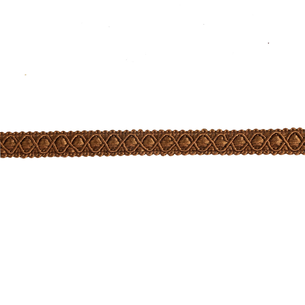 Gimp Braid Trim, 5 Yards 0.59 Inch Fabric Trim, Coffee