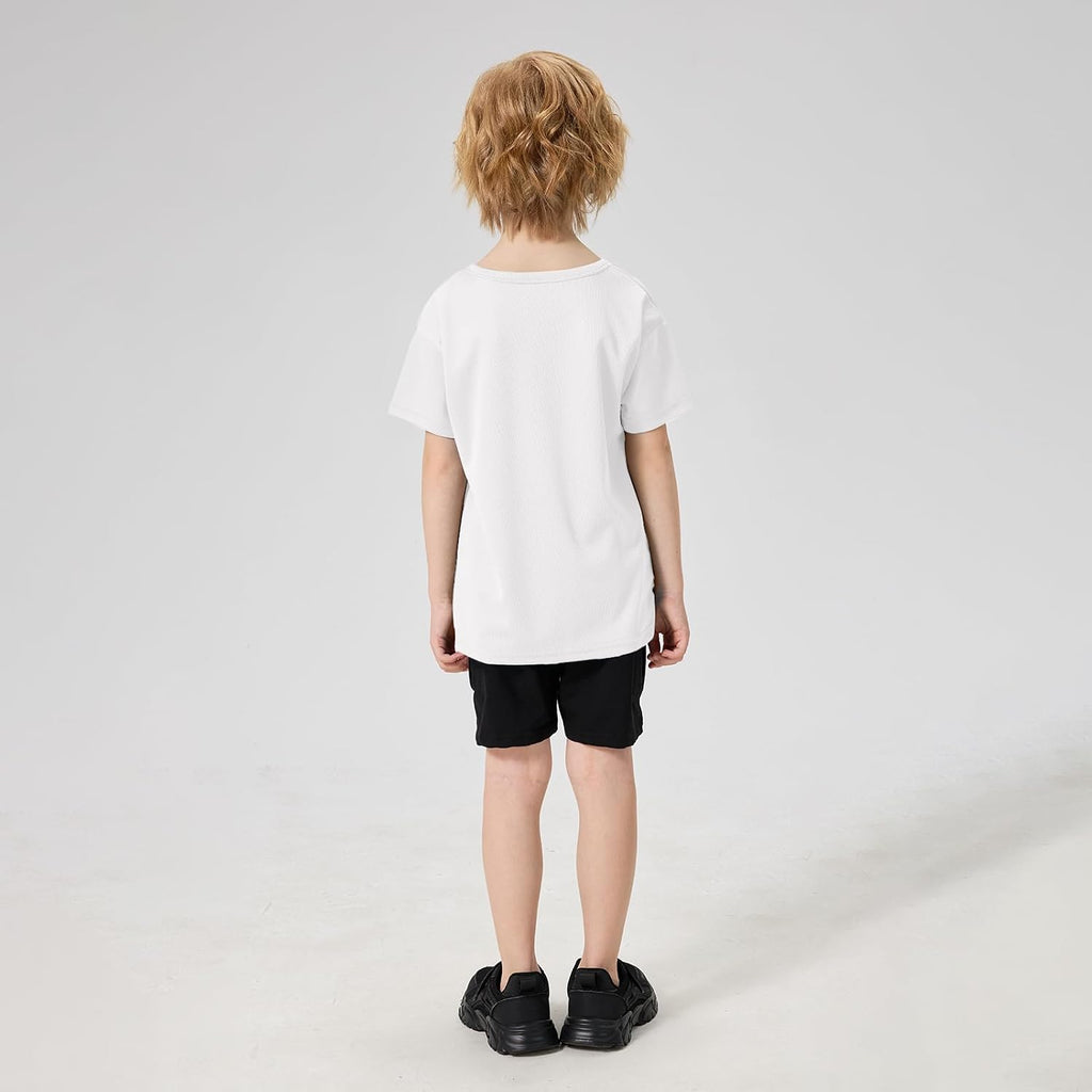 Pack Quick Dry Boys Shirts Mesh Youth Athletic Shirts for Boys