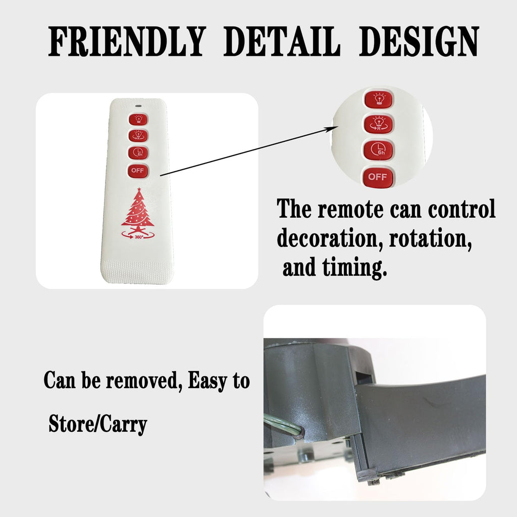 360-Degree Rotating Christmas Tree Stand, for 8ft Christmas Tree