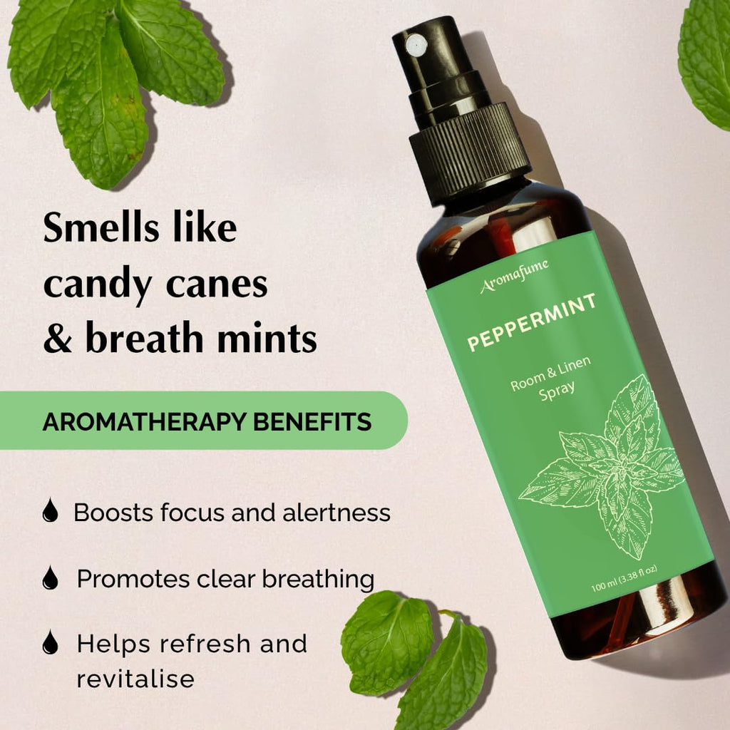 Peppermint Air Freshener Spray for Room, Linen & Pillow 100ml