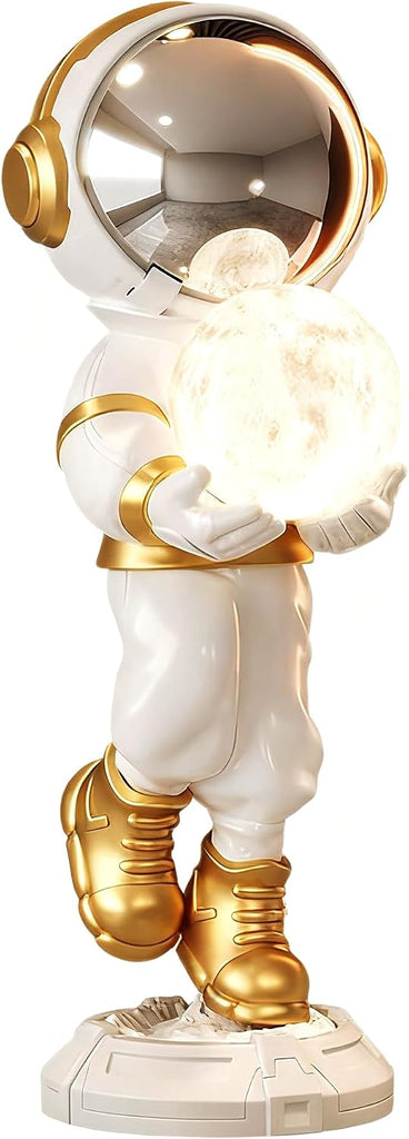 Astronaut Statue, Spaceman Sculpture, Home Decor Sculpture, Cool Metal mask Decoration, Large Spaceman Figurine