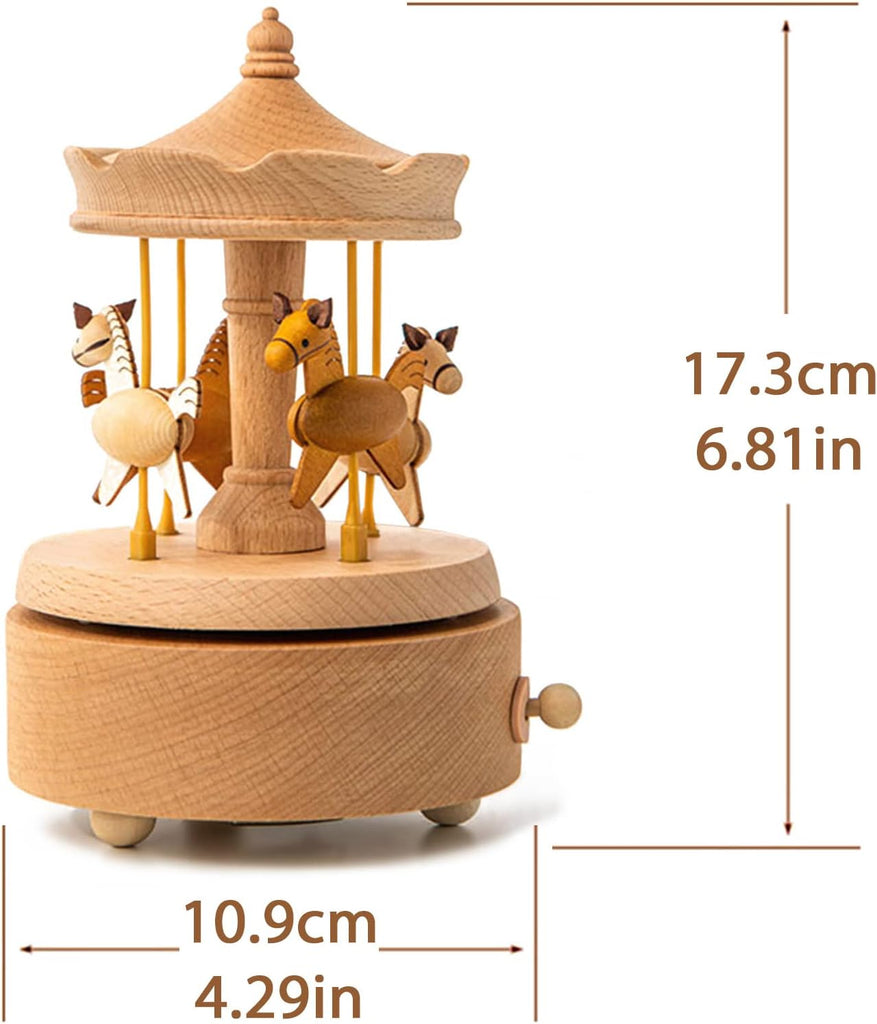 Classical Music Box Revolve Musical Boxes Christmas Birthday Valentine's Day Gifts for Lover, Boyfriend, Girlfriend