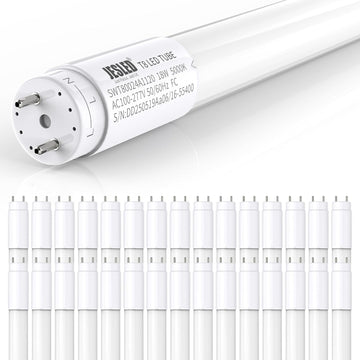30 Pack 4FT T8 LED Bulb 18W 2400LM 5000K Type A+B Led Tube Light ETL