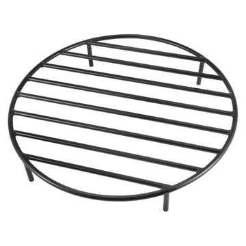 Heavy Duty Fire Pit Grate with High Temp Coating & Removable Legs