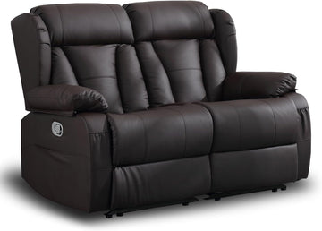 58.3" Reclining Loveseat Sofa, RV Loveseat Recliner Couch