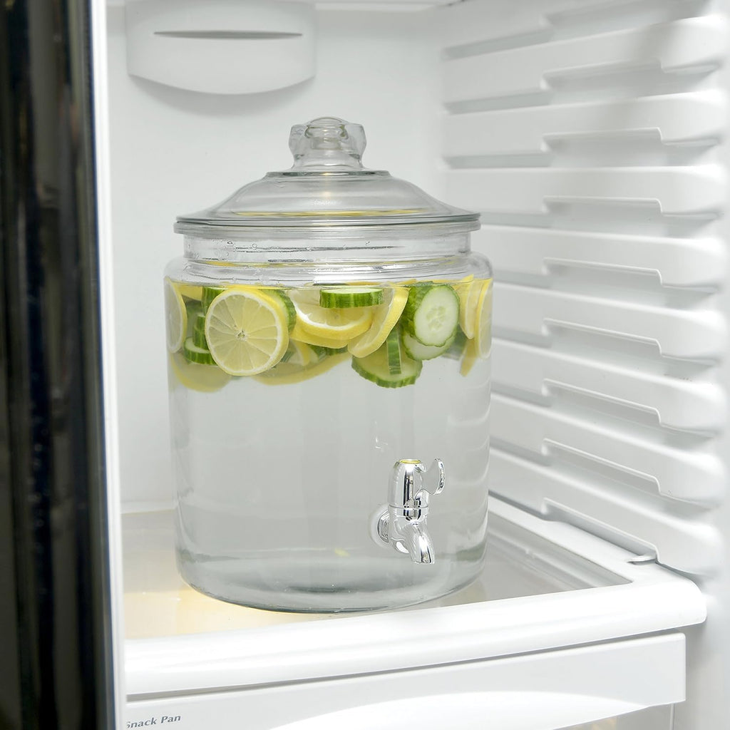 Heritage Hill Glass Drink Dispenser, 2 Gallon