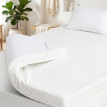 3 Inch Gel Memory Foam Mattress Topper Queen, Thick Mattress Pad | Bed Topper for Back Pain, Non-Slip Design with