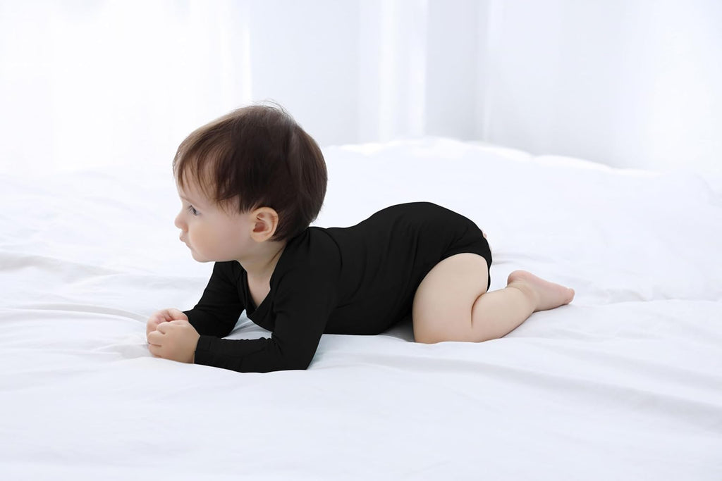 Baby Long Sleeve Bodysuit, Rayon of Bamboo, Pack