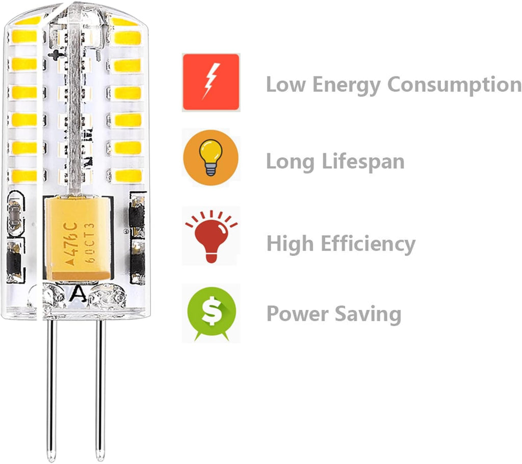 G4 LED Bulbs 12V Led Light AC/DC Bi-Pin Base Landscape Bulbs Non Dimmable 3 Watt 12v - G4 Bulb LED Lighting