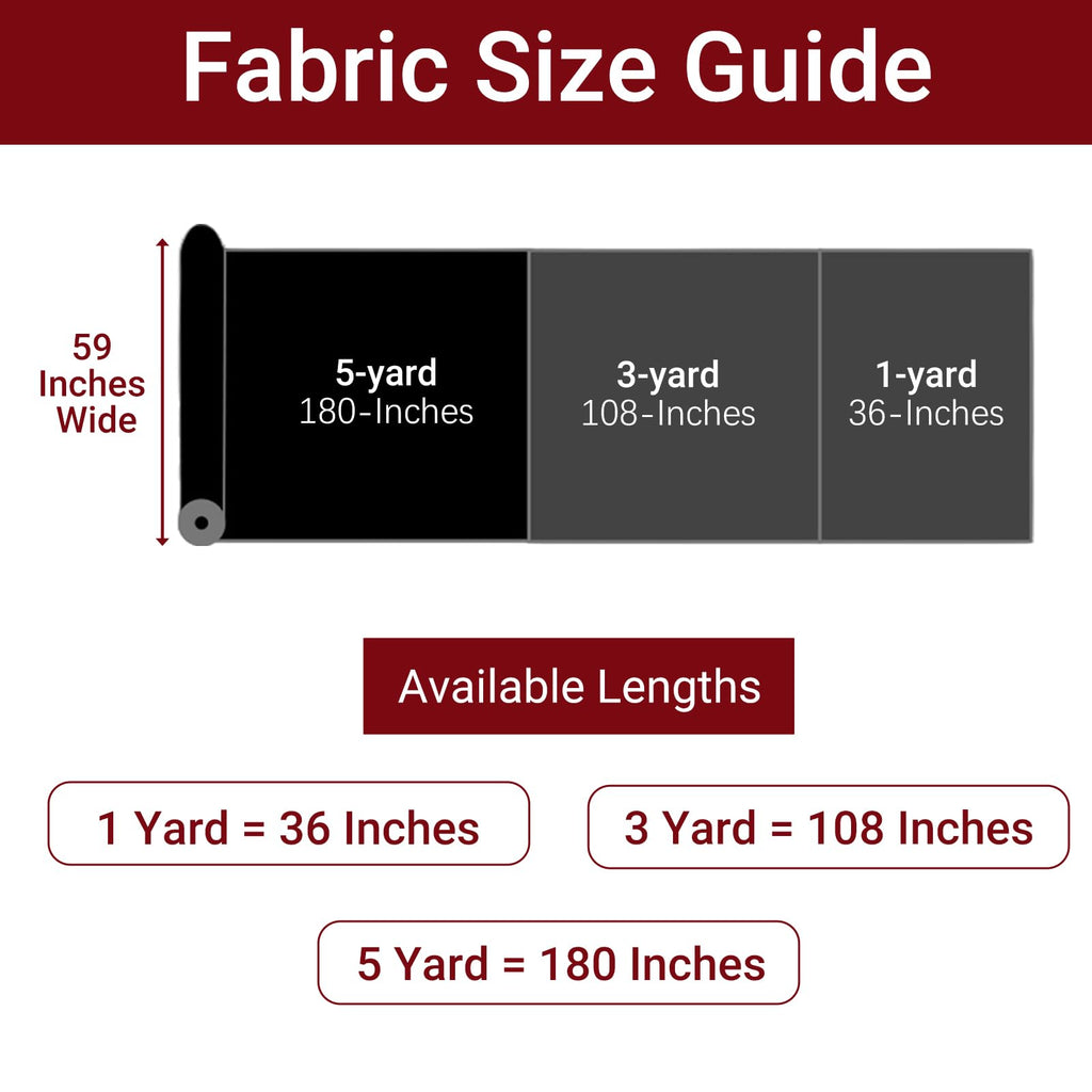 3 Yards Red Nylon Spandex Fabric, 59 Inch Wide