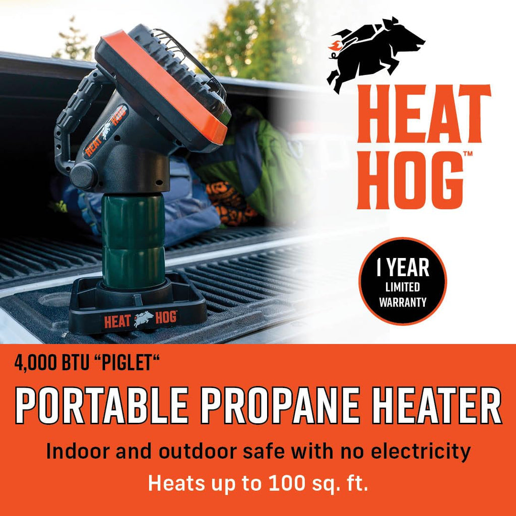 4, 000 BTU Portable Propane Radiant Space Heater, Indoor, Outdoor, Garage, Camping, Outdoor Sports, Boating, RVs