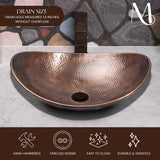Monarch Abode Bathroom Sink - 19-Inch Harbor Vessel Bathrooms Countertop Sink, Bathroom Vessel Sinks