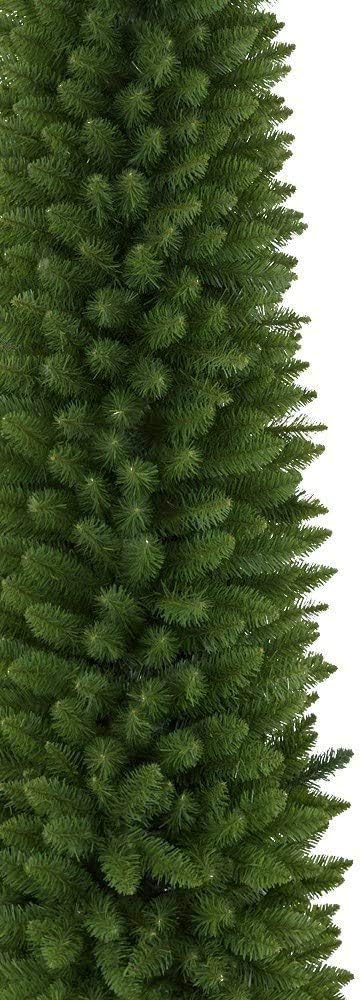Empire Pencil Tree - Artificial Indoor Christmas Tree, Prelit with LED Clear Lights, Hinged Branches, Holiday Décor