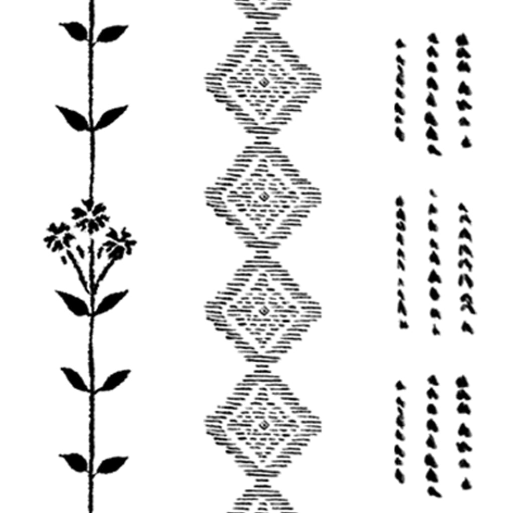 Black and White Boho Sheer Curtains Living Room, Modern Farmhouse Light Filtering Linen Aztec Floral Design Pattern