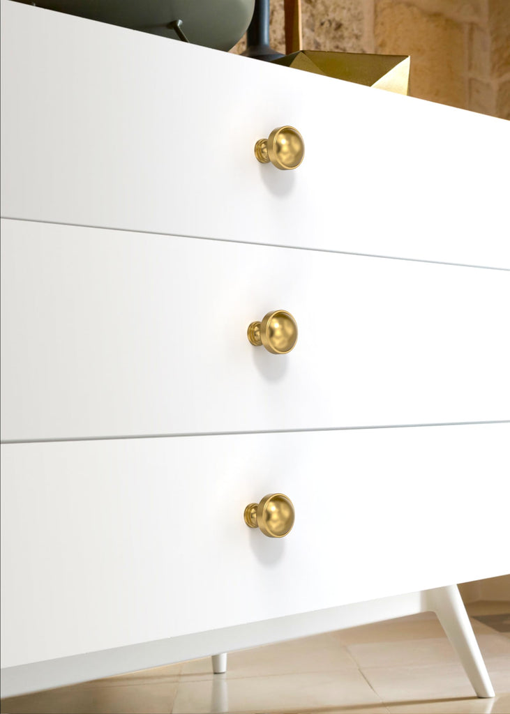 5 Pack Champagne Bronze Cabinet Knobs Single Hole Cabinet Pulls Round Kitchen Cabinet Knobs Drawer Knobs