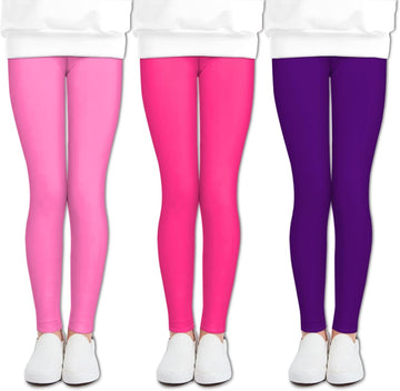 Multipack Cute Printed Girls Stretch Leggings Ankle Length