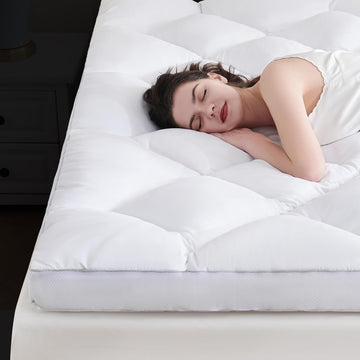 3 Inch Full Mattress Topper, Ultra Thick and Fluffy Supportive Memory Foam Mattress Topper for Body Pain, Mattress