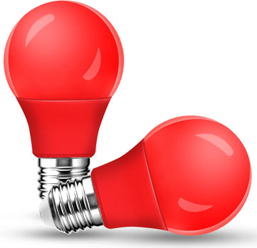A15 LED Red Light Bulb for Nightlight, 5W Equivalent 40Watt E26 Base