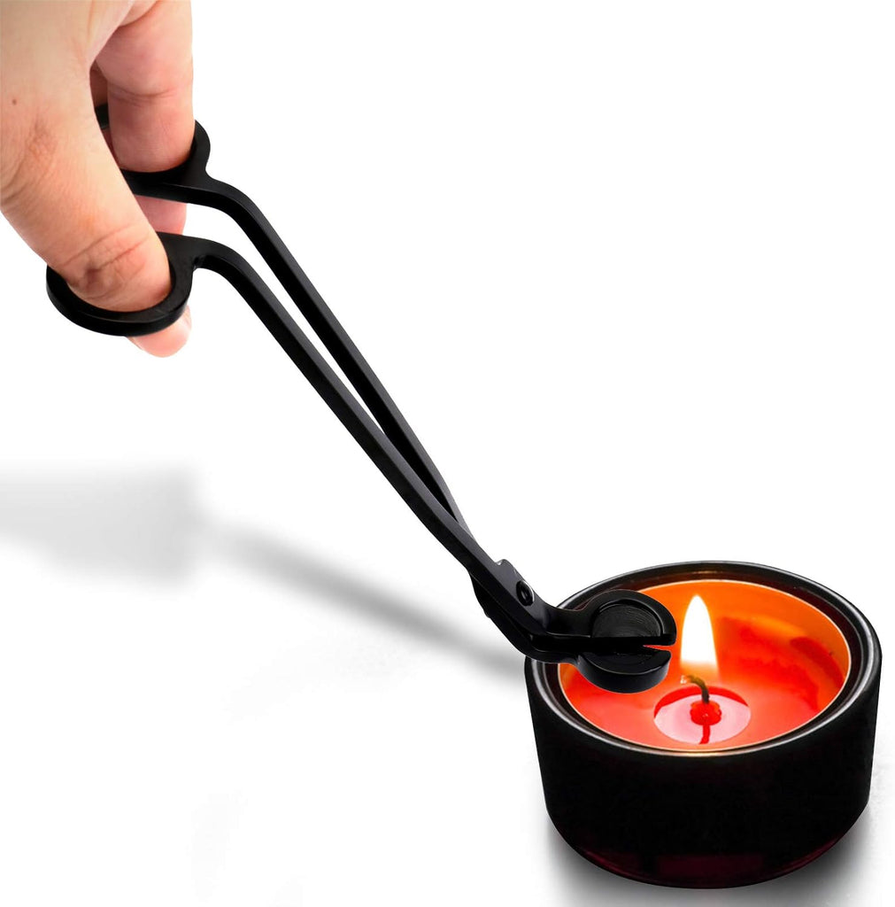 Candle Wick Trimmer, Stainless Steel Wick Clipper Cutter, Wick Scissor, Reaches Deep Into Candles to Cut Spent - Set of 3