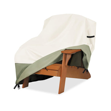 Patio Adirondack Chair Cover 35 W x 37 D x 36 H inches, 600D Heavy Duty Waterproof Outdoor Chair Covers, Patio