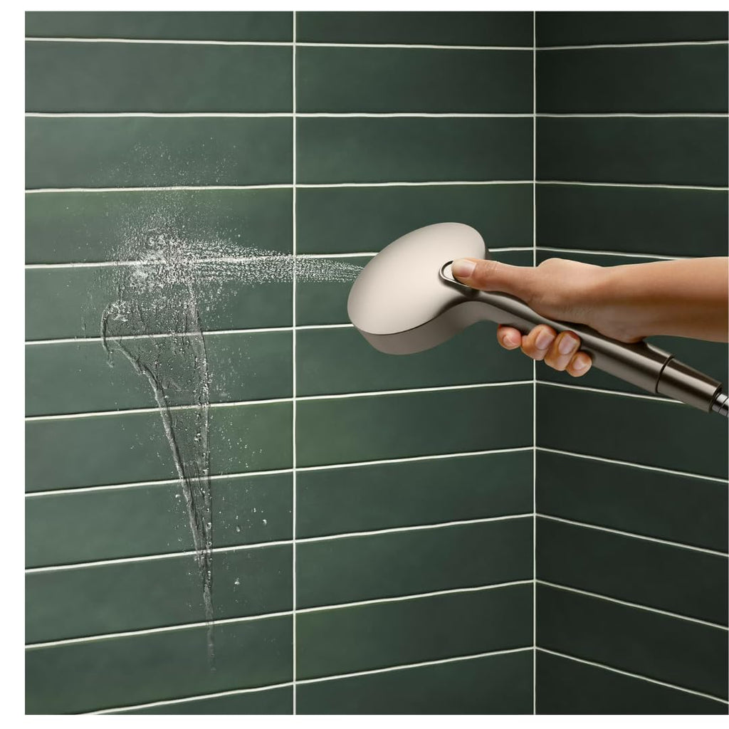 HydroRail 3-in-1 Multifunction Shower System, Brushed Nickel, with Handshower, Slidebar, 60" Hose, 5 Spray Functions