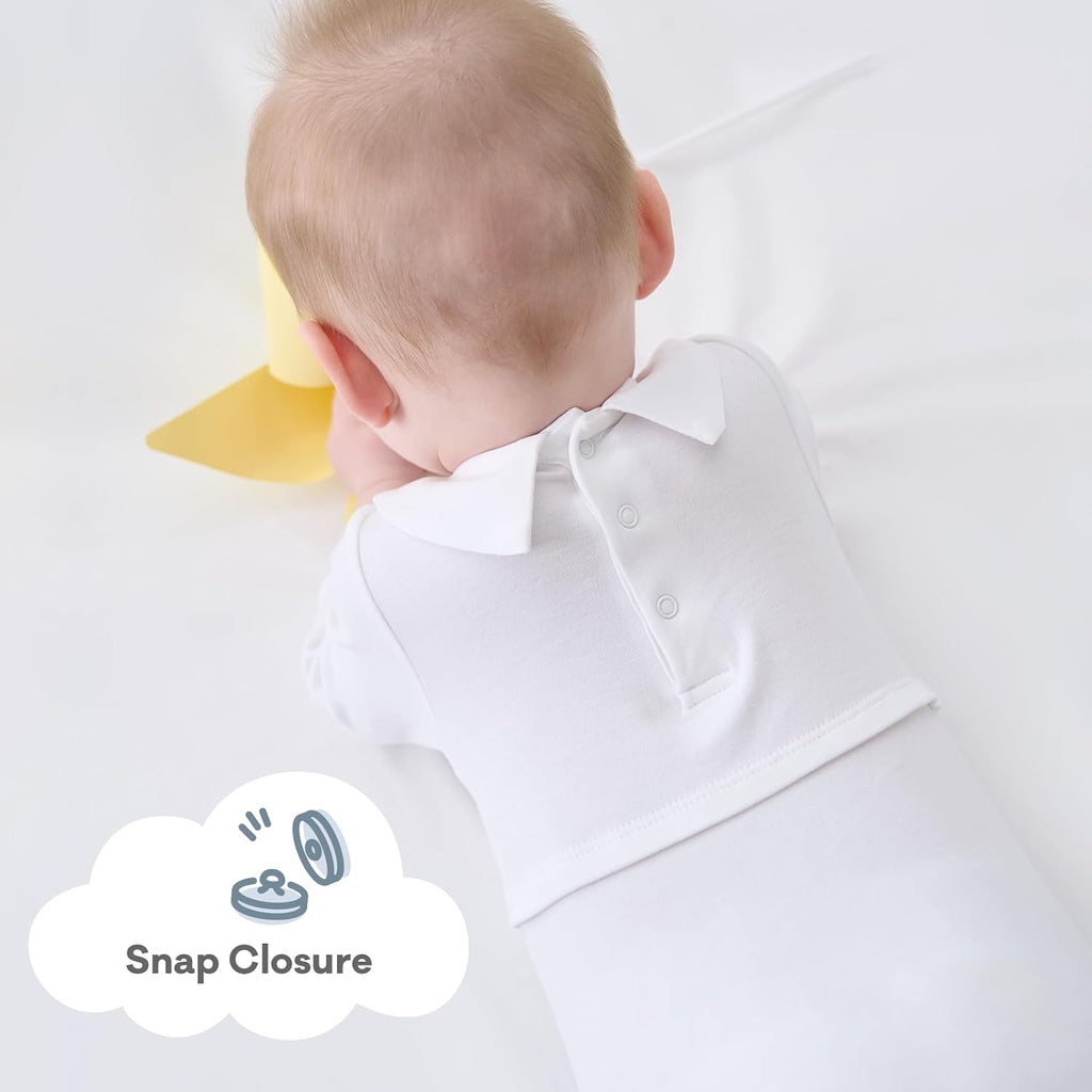 Baby Boy Baptism Outfit Cotton Romper