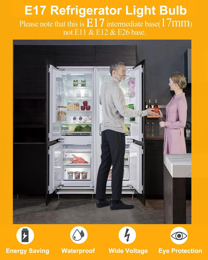 KEI D28x kel 2816x Refrigerator Bulb 3W E17 LED Cool White, 1-Pack